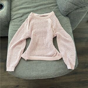 Pink Knit Women's Sweater